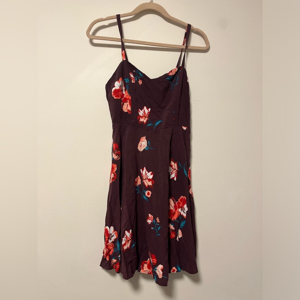 🌼Old Navy Plum Floral Dress